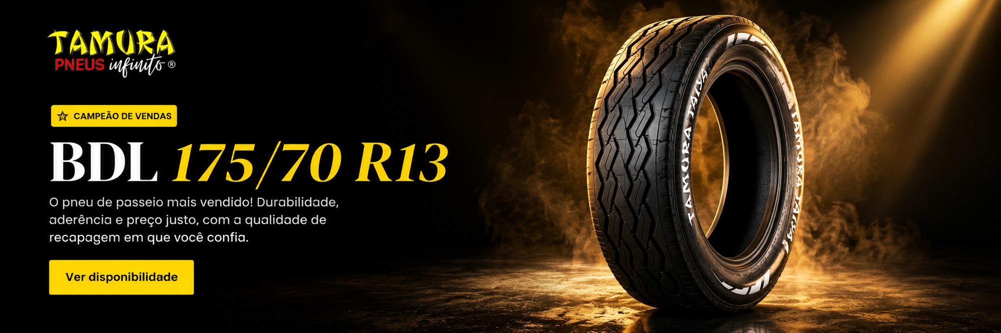 BDL 175/70 R13 — campeão de vendas
