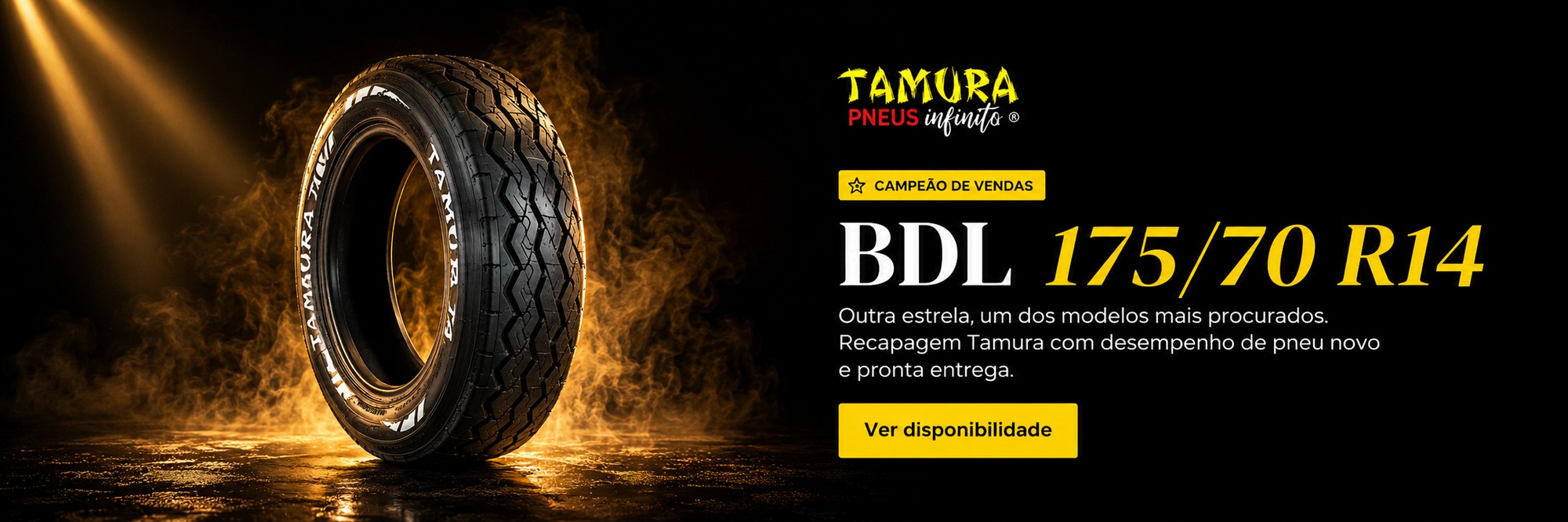 BDL 175/70 R14 — campeão de vendas